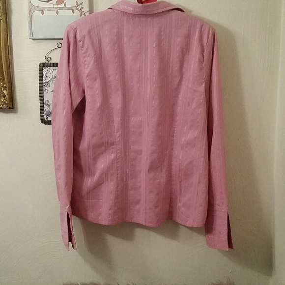 Sequined & beaded stretch shirt, L - Picture 2 of 6